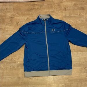 Under Armour Men's Blue and Gray Windbreaker